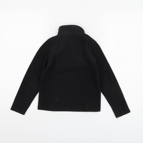Regatta Boys Black 5-6 Yrs 1/2 Zip Sweatshirt
