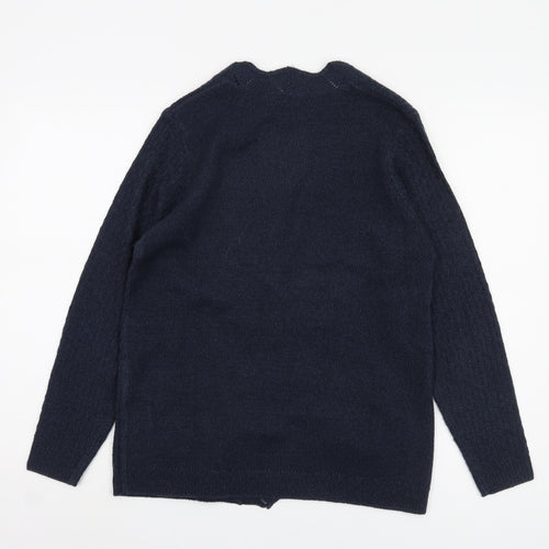 Honor Millburn Women's Blue Open Front Cardigan Size S