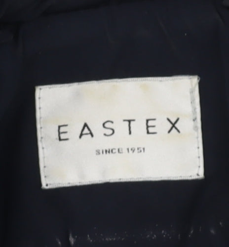 Eastex Women's Blue Quilted Jacket, Size 12, Elegant & Casual