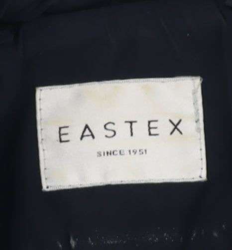 Eastex Women's Blue Quilted Jacket, Size 12, Elegant & Casual