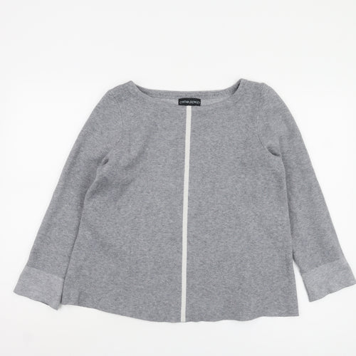 Cynthia Rowley Women's Grey Pullover Jumper M