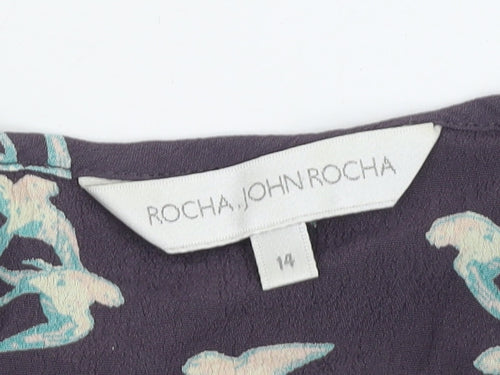 Rocha John Rocha Women's Multicoloured Tunic Size 14