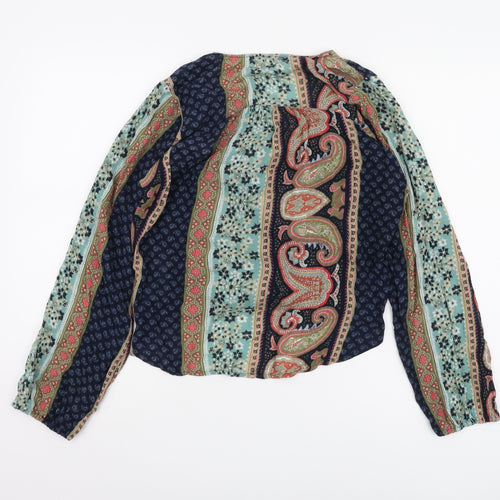 Hollister Women's Multicoloured XS Wrap Blouse