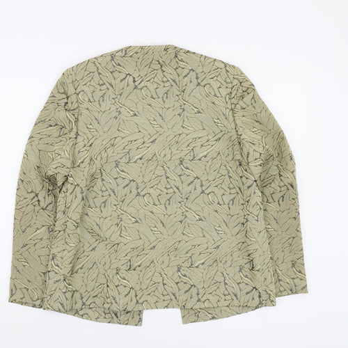 Eastex Women's Beige Floral Jacket, UK 10, Regular Fit