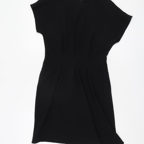 Asos Women's Black Dress, Size 6, Short Sleeve, Elegant