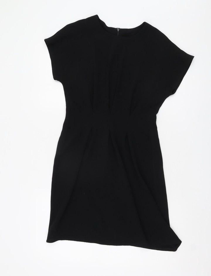 Asos Women's Black Dress, Size 6, Short Sleeve, Elegant