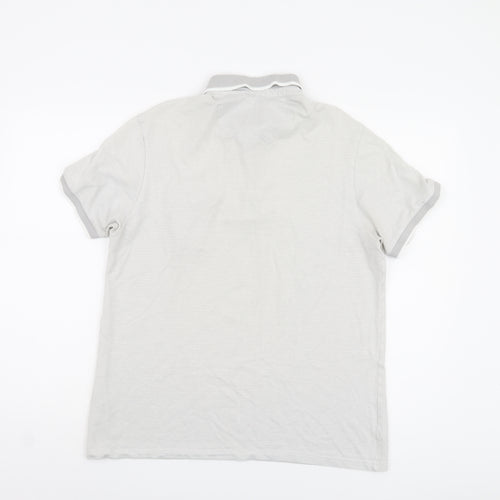 Burton Menswear London Polo Shirt L White Casual
