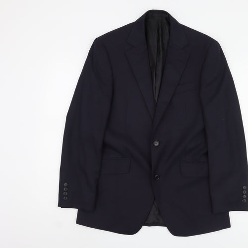 Dehavilland Men's Black Blazer, Medium, Regular Fit