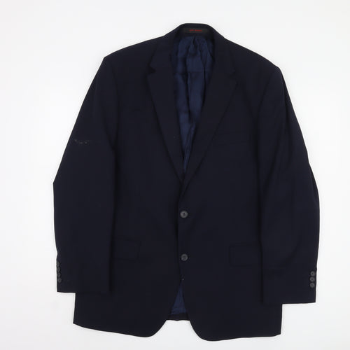 Jeff Banks Men's Blue Blazer 44R Regular Fit