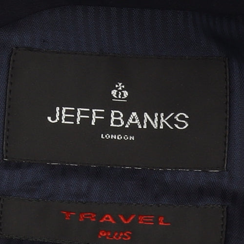 Jeff Banks Men's Blue Blazer 44R Regular Fit