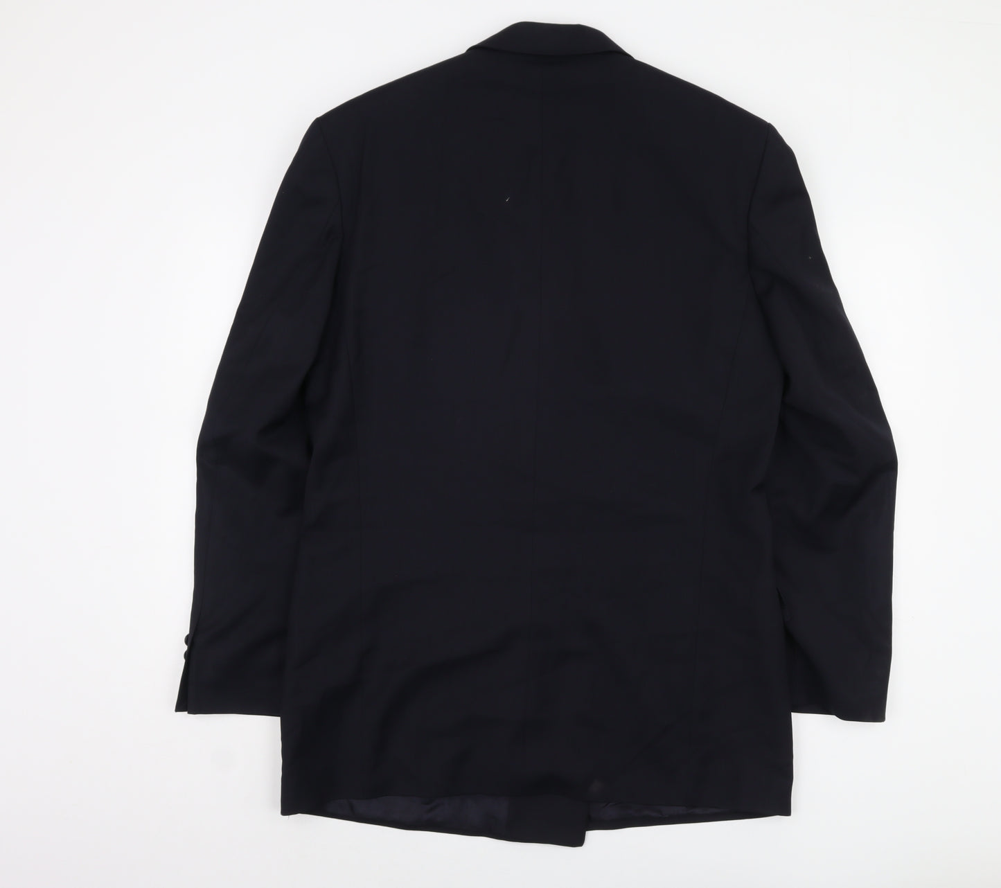 Pierre Balmain Men's Blue Wool Double-Breasted Blazer 40L