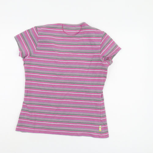 Seasalt Women's Multicoloured Striped T-Shirt Size 14