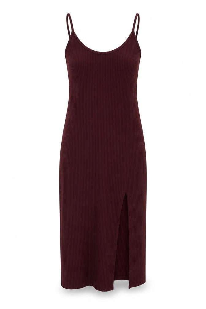 Front view of Silence + Noise Women's Multicoloured Slip Dress