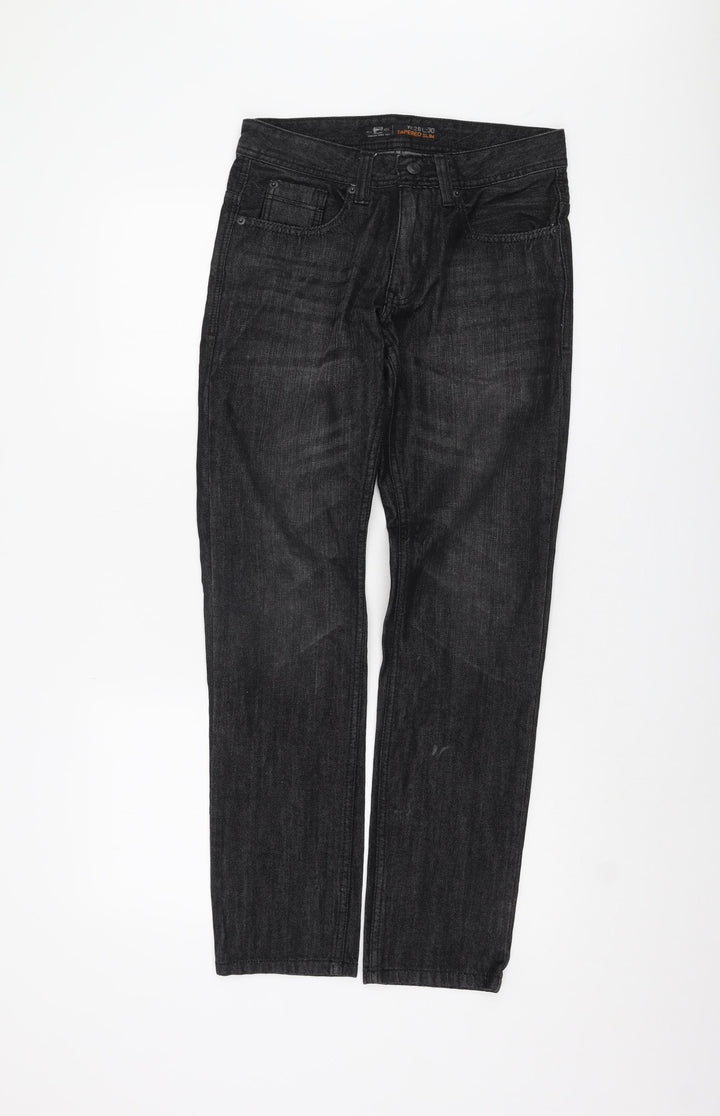 Burton Men's Black Slim Tapered Jeans Size 28