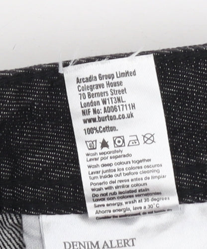 Burton Men's Black Slim Tapered Jeans Size 28