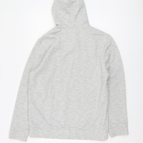Jack & Jones Men's Grey Pullover Hoodie L