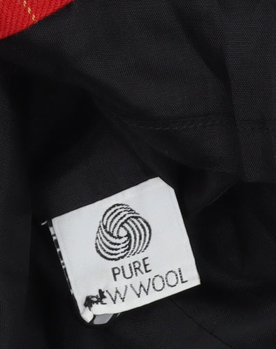 Viyella Women's Red Plaid Wool Pencil Skirt Size 16