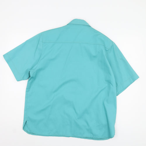 Eastex Women's Blue Button-Up Shirt Size 14