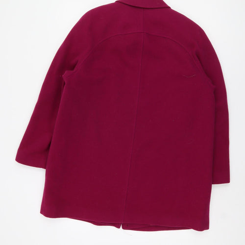Eastex Women's Red Wool Overcoat Size 12 Vintage
