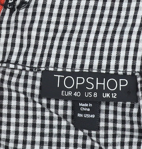 Topshop Women's Floral Mini Skirt UK 12