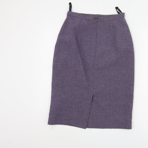 BHS Women's Purple Pencil Skirt, Size 10