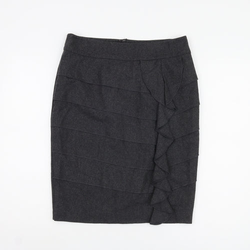 Marks and Spencer Women's Grey Pencil Skirt Size 12