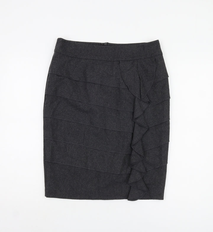 Marks and Spencer Women's Grey Pencil Skirt Size 12