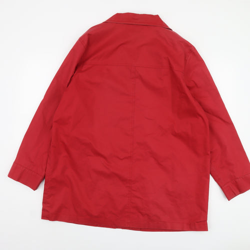Windsmoor Women's Red Cotton Jacket Size 12