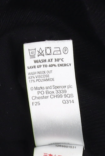 Marks and Spencer Women's Black Cardigan Size 10