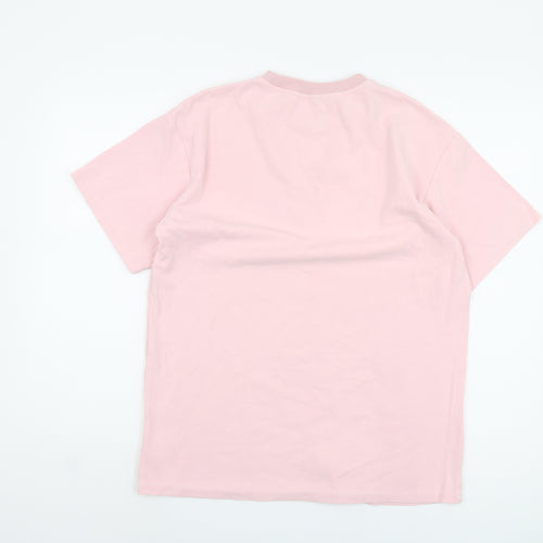 Oh Polly Women's Pink T-Shirt - Size 6, Summer Casual
