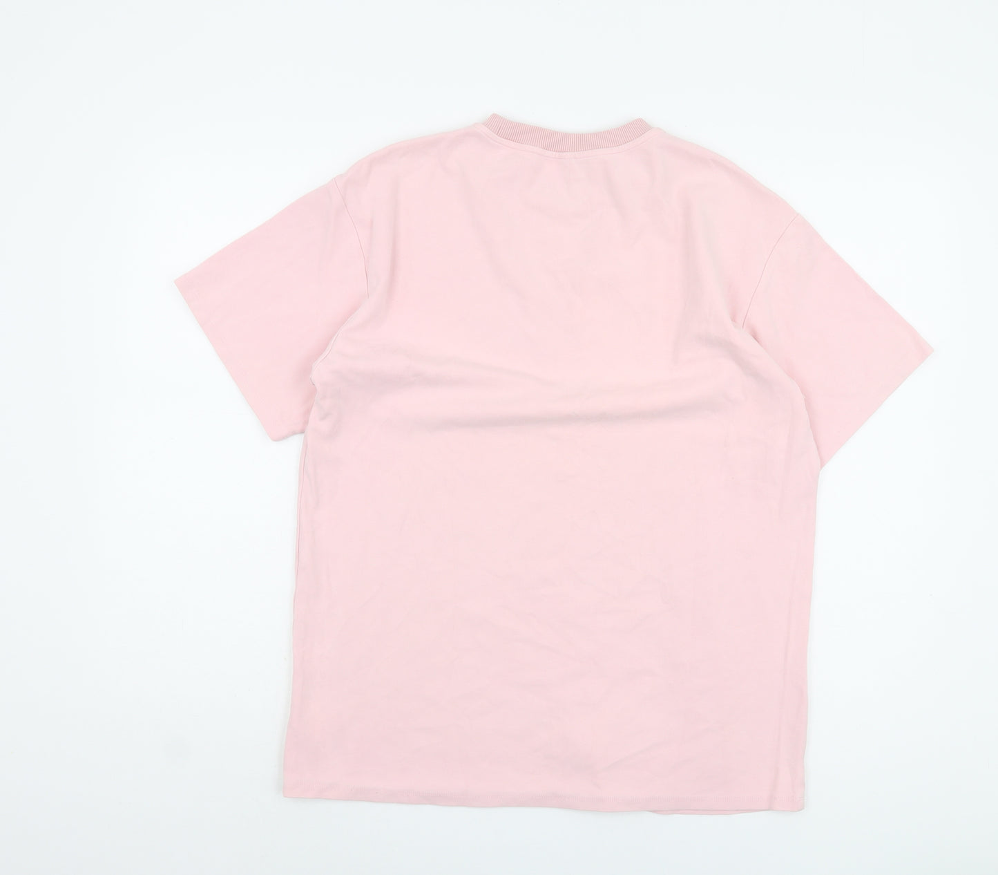 Oh Polly Women's Pink T-Shirt - Size 6, Summer Casual