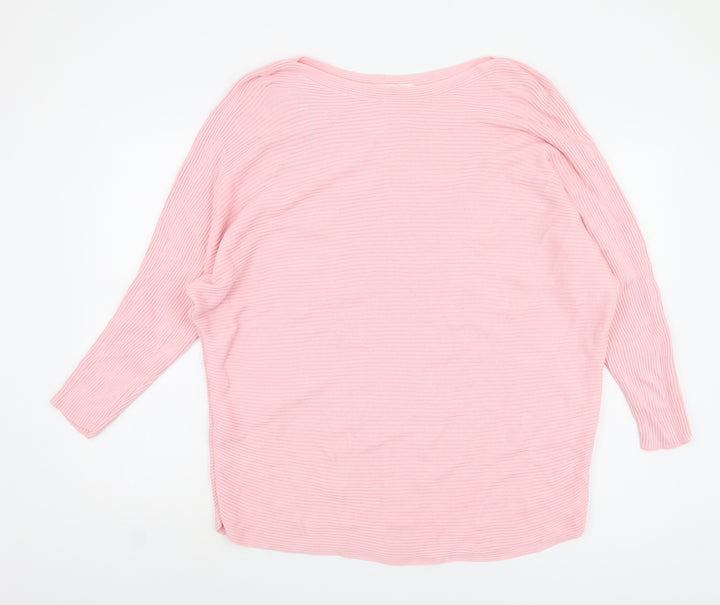 L.O.G.G. Women's Pink Pullover Jumper - M