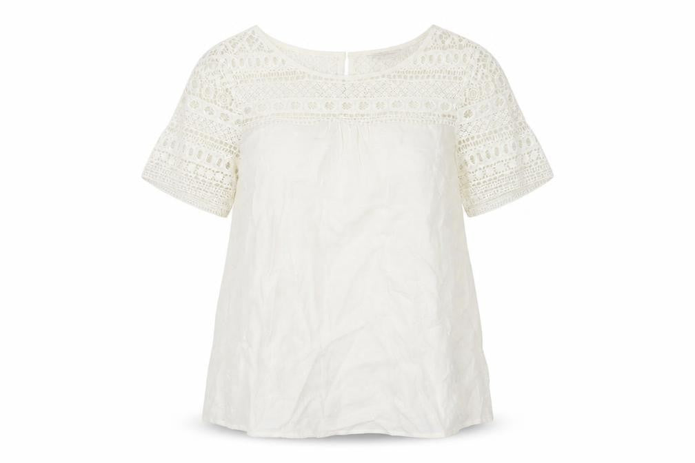 Front view of Monsoon Women's Ivory Camisole Blouse, size 10