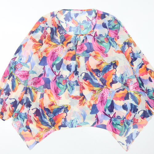 Paraphrase Women's Multicoloured Floral Tunic Blouse - Size 12