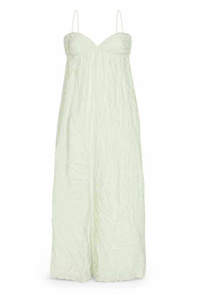 MNG Women’s Green Sleeveless Long Dress Size 8