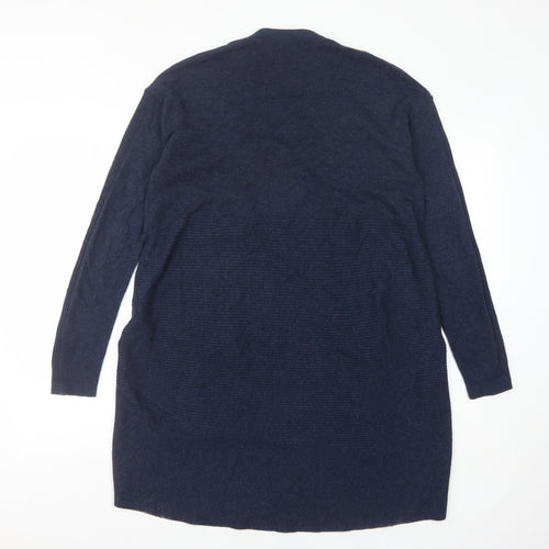 Red Herring Women's Blue Cardigan, Size 10, Zip Accent