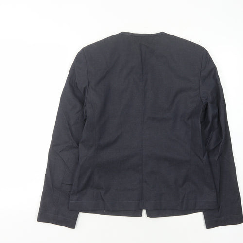 Marks and Spencer Women's Blue Classic Jacket Zip Size 10
