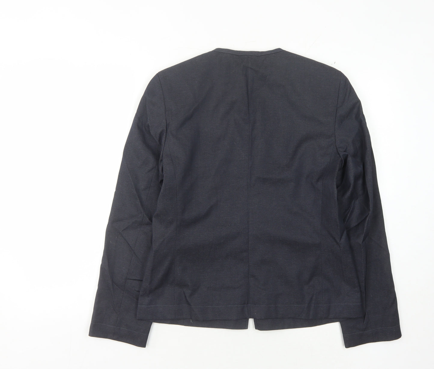 Marks and Spencer Women's Blue Classic Jacket Zip Size 10