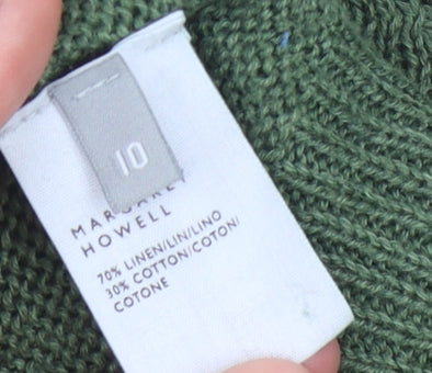 Margaret Howell Green Knit Pullover Jumper Size 10