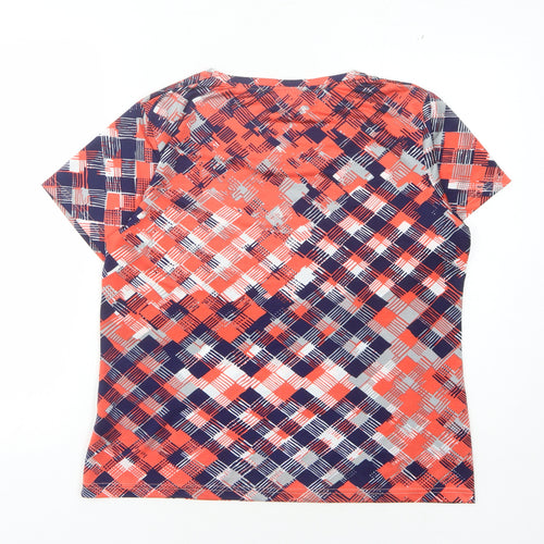 Alexara Women's Multicoloured Check T-Shirt Size 16