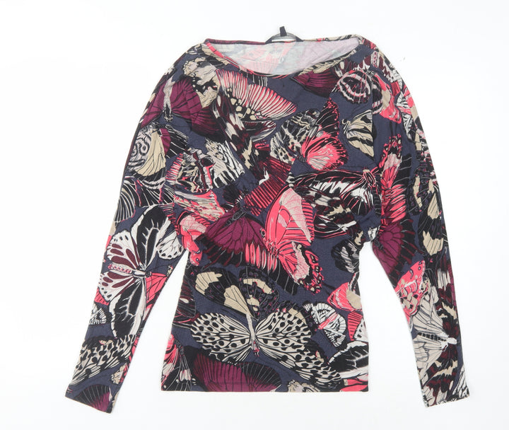 French Connection Women's Multicoloured Long Sleeve Top