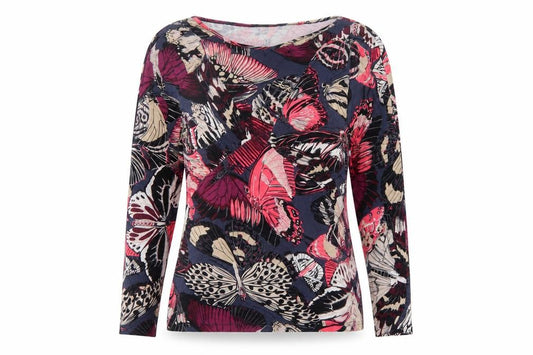 Front view of French Connection Women's Multicoloured Long Sleeve Top