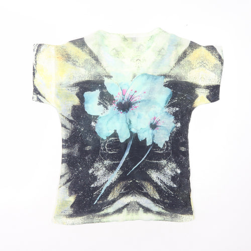 Bassini Women's Multicoloured Floral T-Shirt, Size S