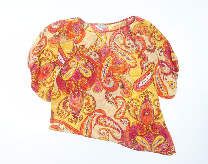 Wallis Women's Multicoloured Paisley Blouse M