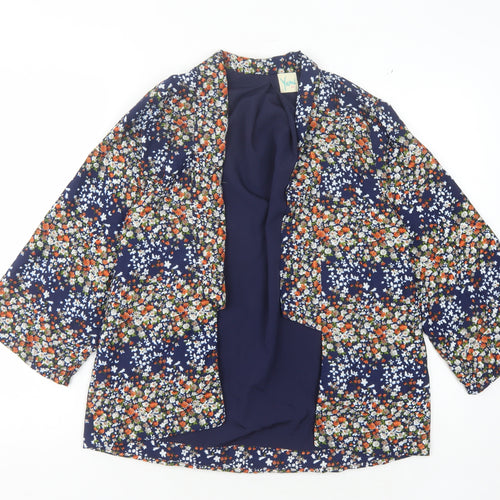 Yumi Girls Floral Kimono Jacket Multicoloured 13-14 Years