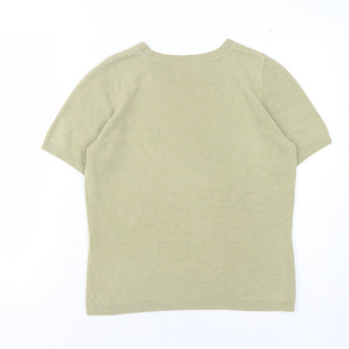 Marks and Spencer Women's Green Pullover Jumper Size 10