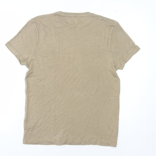 Zara Unisex Adults Brown Short Sleeve Jumper