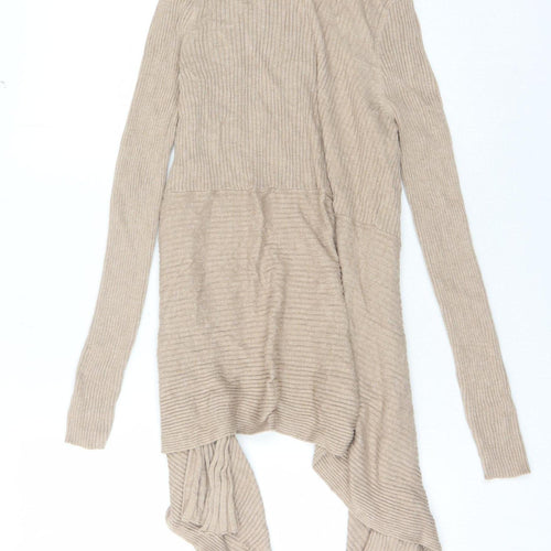Marks and Spencer Beige Women's Open Front Cardigan Size 14
