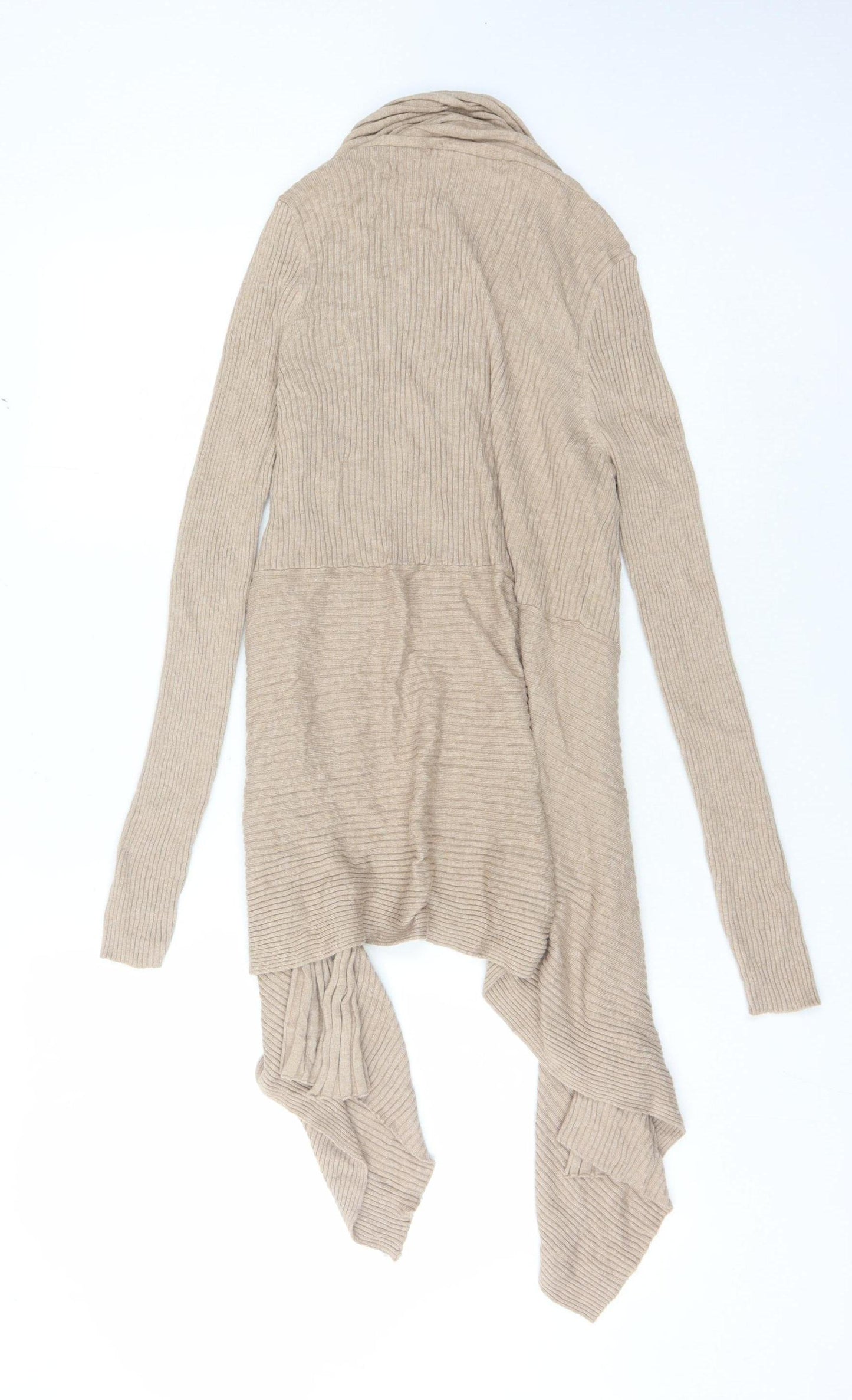 Marks and Spencer Beige Women's Open Front Cardigan Size 14