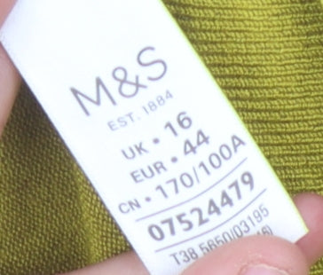 Marks and Spencer Women's Green Cardigan Size 16
